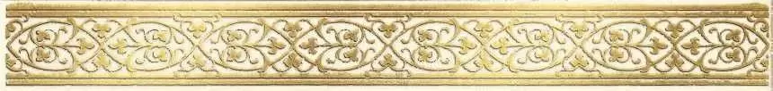 Бордюр настенный LB-Ceramics Катар Белый-б1,3