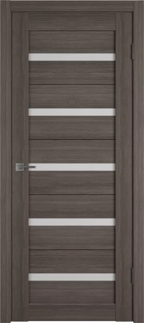 Дверь экошпон "Atum 7" Grey, стекло