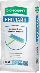 Наливной пол Основит Ниплайн Т-42, 25 кг