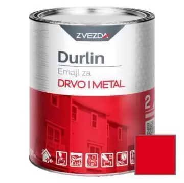 Эмаль по дереву и металлу Zvezda Durlin Emajl za Drvo I Metal красный 5 л