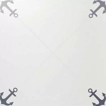 Плитка напольная Maritima Ceramics Rumbo Suelo Anclas Azul