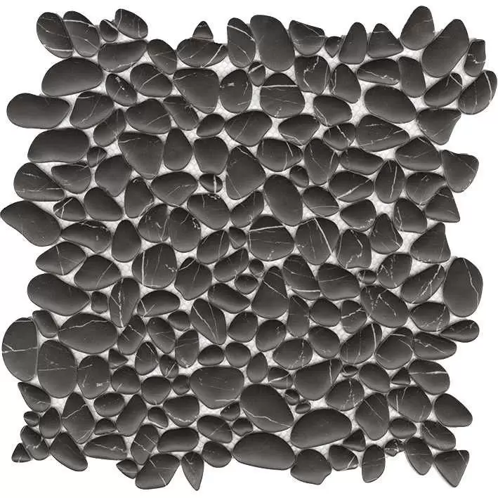 Мозаика L Antic Colonial Boulder Negro Marquina 30.5
