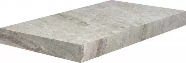 Ступень Cerdomus Flint Angolo Sn Gradino C.Retta Silver 33x60