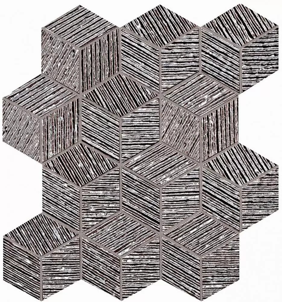 Мозаика FAP Ceramiche Lumina Glam Silver Cube Mosaico
