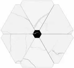 Декор напольный 41Zero42 Mate Kyoto Bianco 54x59