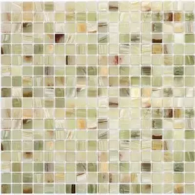 Мозаика Caramelle Mosaic Pietrine Onice Jade Verde POL 15x15x7
