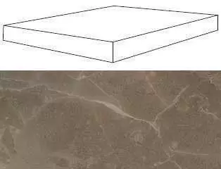 Ступень Atlas Concorde Supernova Stone Grey Scalino laterale dx 33x120