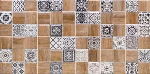 Плитка настенная LB-Ceramics Астрид Декор натуральный 3