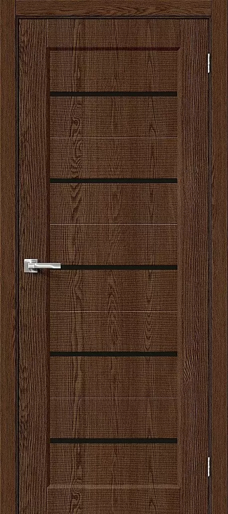 Дверь экошпон "Мода-22 Black Line" Brown Dreamline