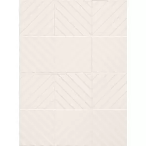 Керамическая плитка 4D Diagonal White для стен 20x20