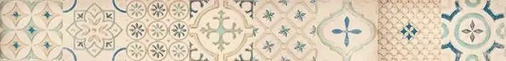Бордюр настенный LB-Ceramics Парижанка Мультиколор