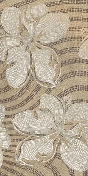Плитка из керамогранита Gems Decor Flower Dore Lapp Rett Декор 60x120