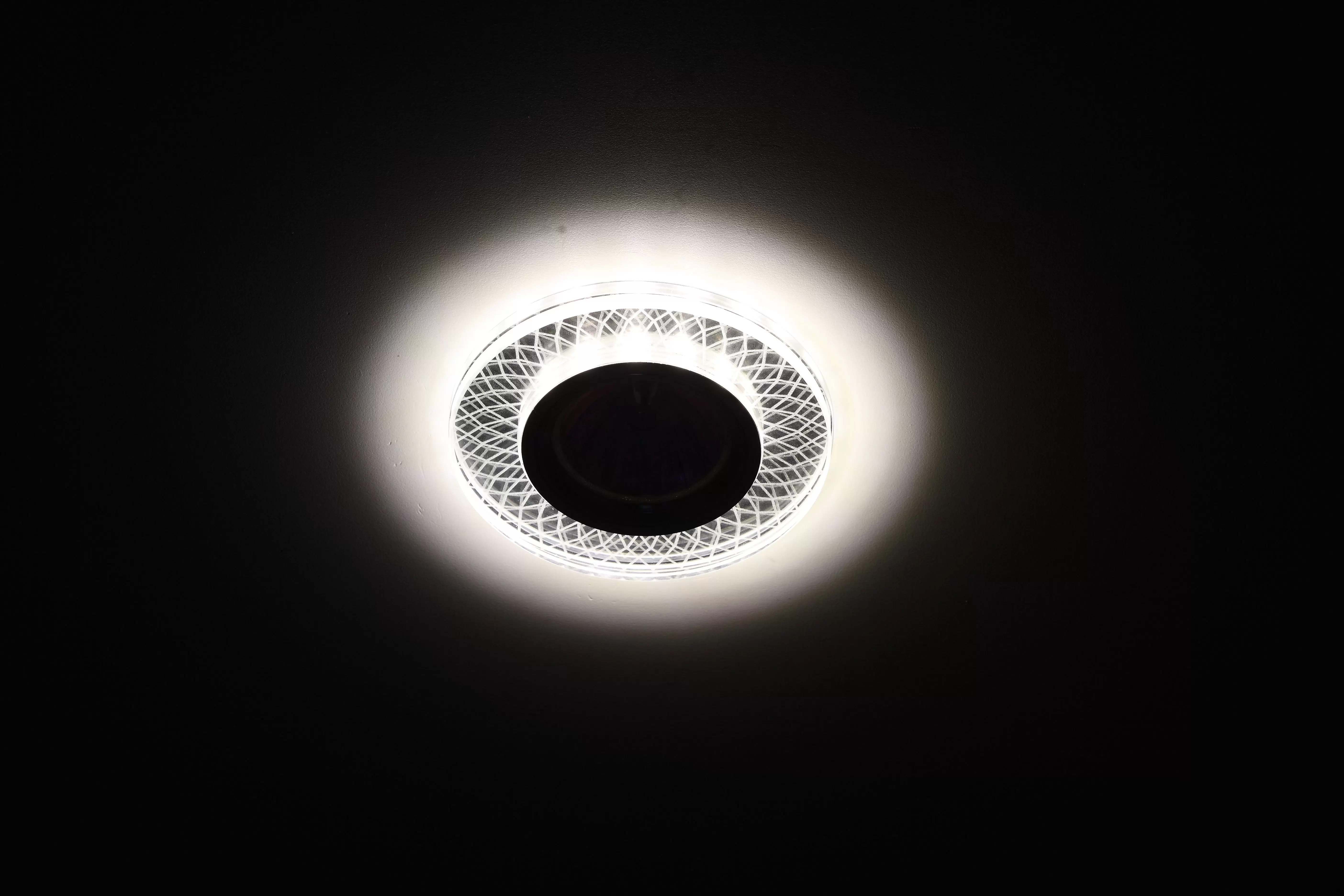 Торшерный светодиодный светильник серии Толл Декор 30 2000/1000мм Круги, 30Вт, 1300Лм, 3000К Теплый