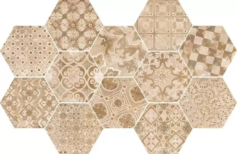 Декор керамогранит Ragno Epoca Decoro Cementine Rosa