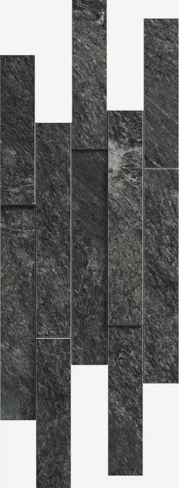 Мозаика Italon Skyfall Nero Brick 3D 28x78