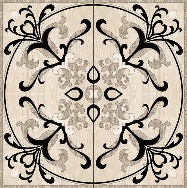 Декор напольный Infinity Ceramic Ruskin Roseton Gris