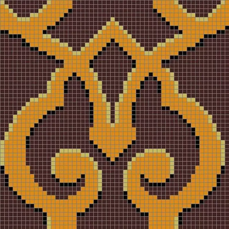 Мозаика Alma Панно 15 MZ-07 Brown