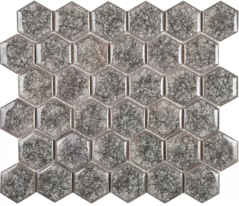 Мозаика Imagine Brillante Esagono Griggio 5x4.4