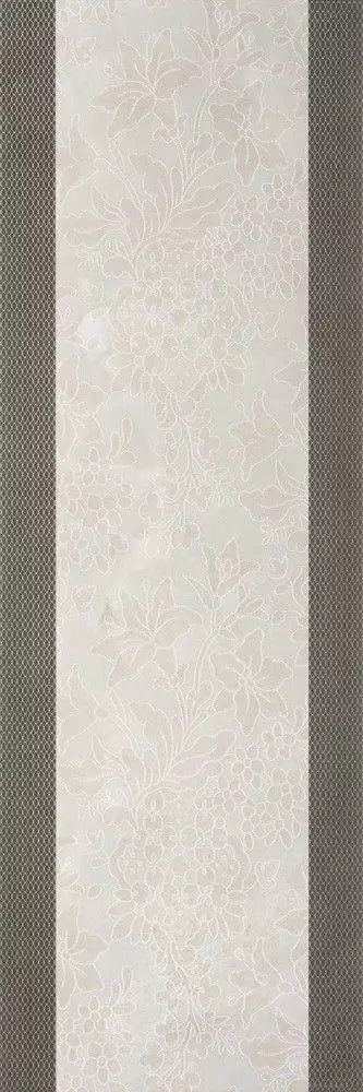 Плитка настенная Serra Incanto 572 Floral Decor White Glossy