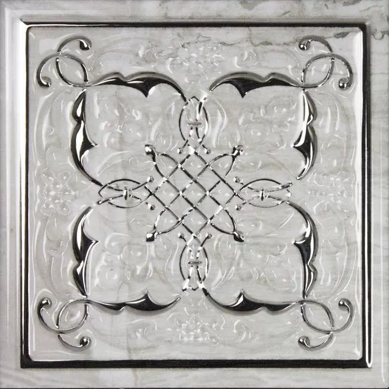 Декор настенный Monopole Petra Dec Armonia Brillo Bisel Silver B