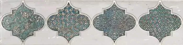 Декор керамогранит Gracia Ceramica Solera Turquoise Decor 01