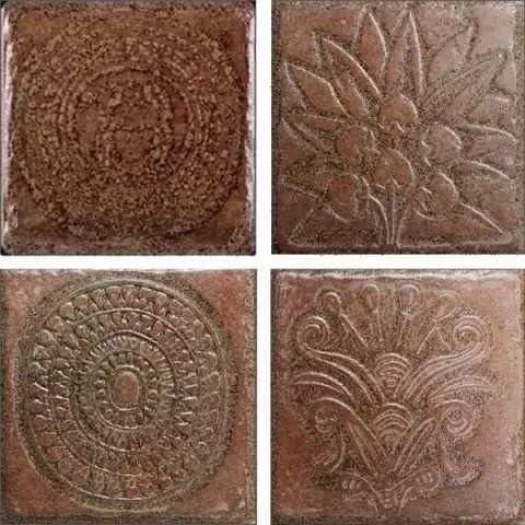 Декор керамогранит Cerdomus Kyrah BR 1-4 Mandana Red 20x20