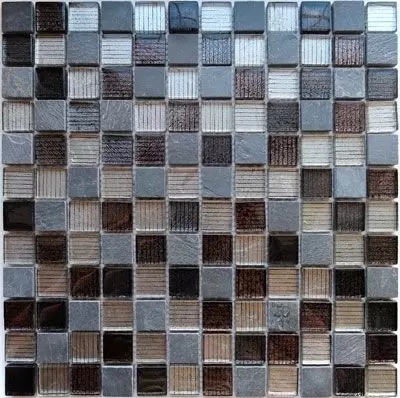 Мозаика Naturelle Alcantara nero 23x23 29,8x29,8