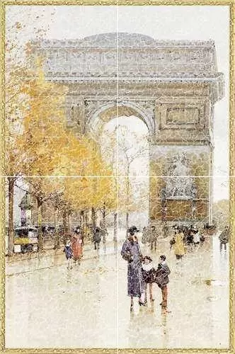 Панно настенное Global Tile Grace Archway компл. из 4х пл.