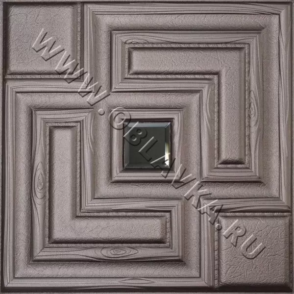 3D стеновая панель Сус; Цвет: Polo cream, Размер, мм: 400х400