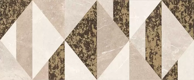 Декор настенный Global Tile Fiori Бежевый Геометрия