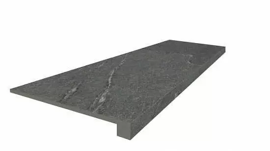 Ступень Coliseumgres Лугано Graphite Scalino Frontale
