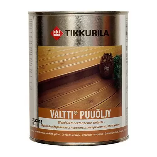 Масло для дерева TIKKURILA ВАЛТТИ 0,9л Бесцветный
