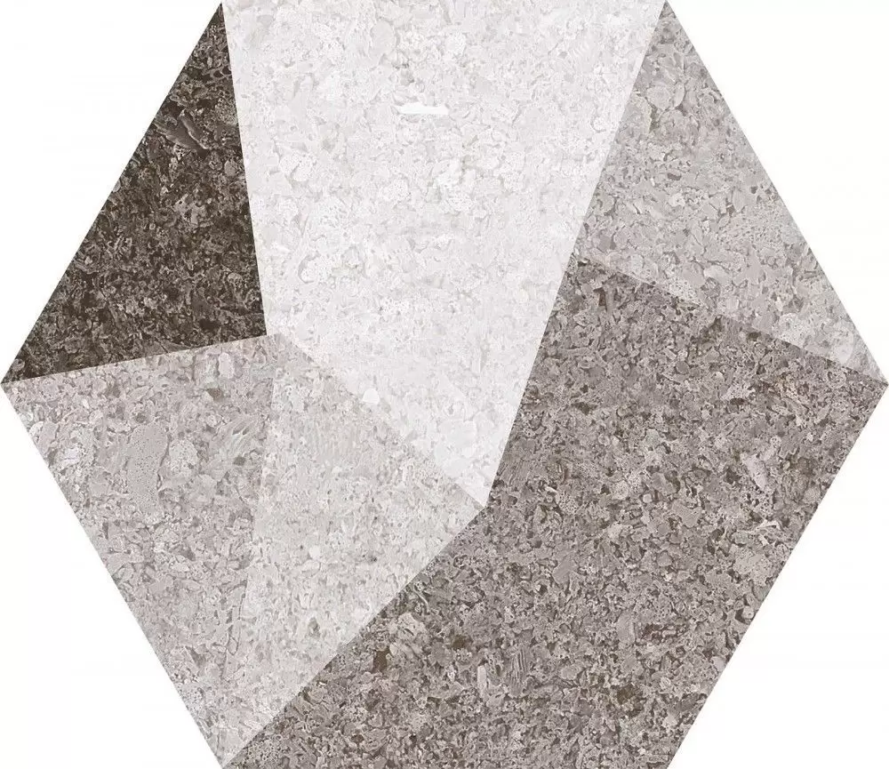 Керамогранит Codicer Kaleidos Grey Hex 22x25