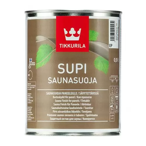 Лак специальный Tikkurila Supi Saunasuoja для сауны 0,9 л