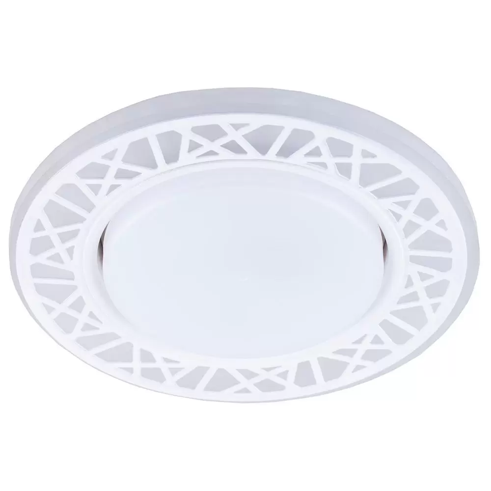 Светильник встраиваемый Feron CD9912 с белой LED подсветкой Feron CD9912 GX53 белый