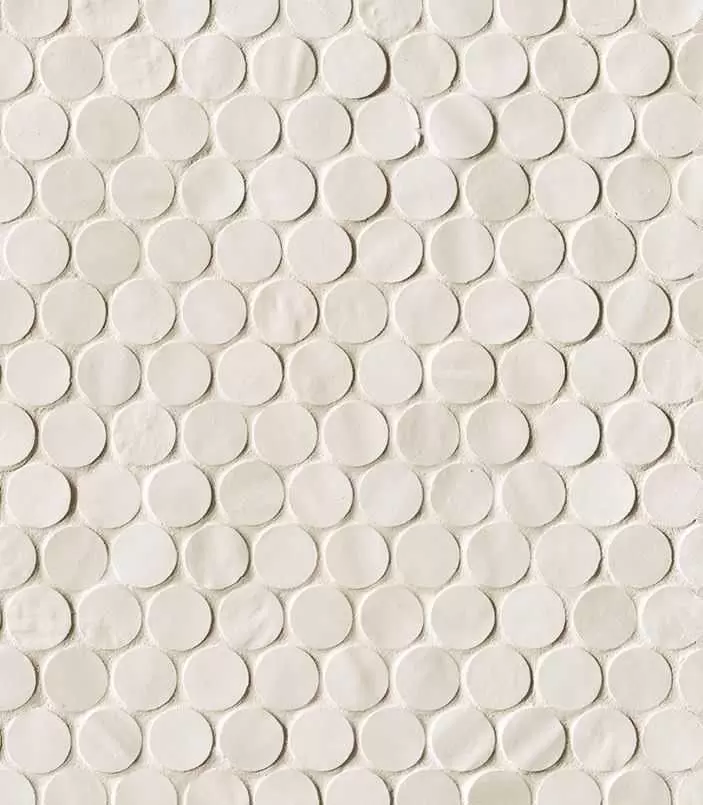 Мозаика FAP Ceramiche Brooklyn Round Snow Mos.