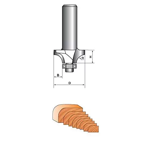 Фреза Globus 1017 R30 d12