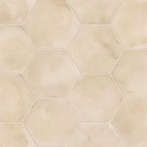 Плитка из керамогранита Terra Avorio Esagono для стен и пола, универсально 25x21,6