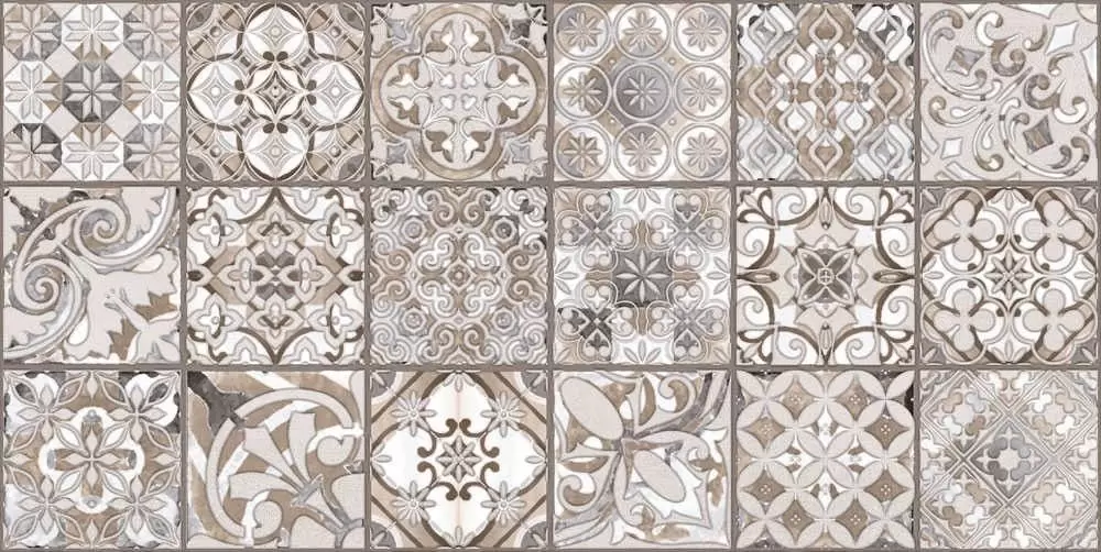 Декор настенный Alma Ceramica Birma Бежевый