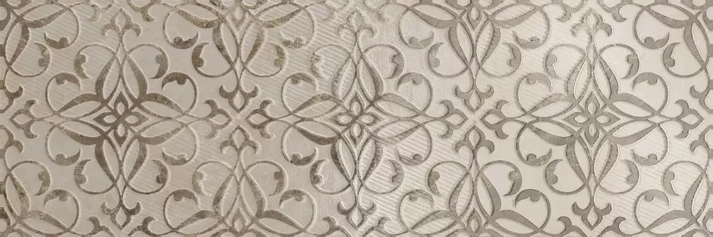Керамическая плитка MOLINO DECOR CLASIC FLORAL BEIGE RLV Rect Декор 30x90