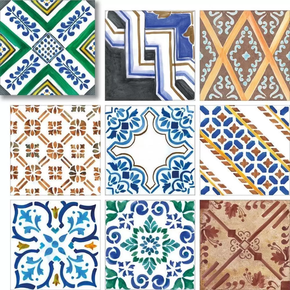 Керамогранит Geotiles Geomix Montmartre 15 видов рисунка 22.3x22.3