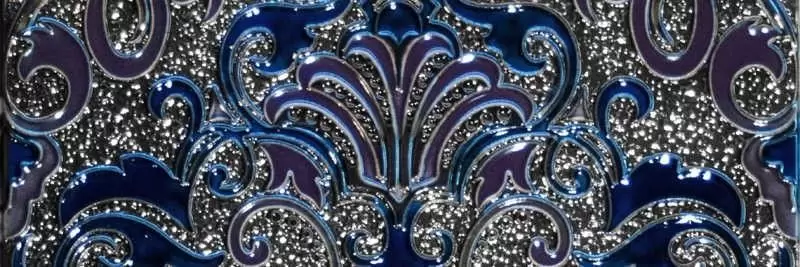 Декор настенный Absolut Keramika Damasco-Tripoli Decor Damasco Cobalto