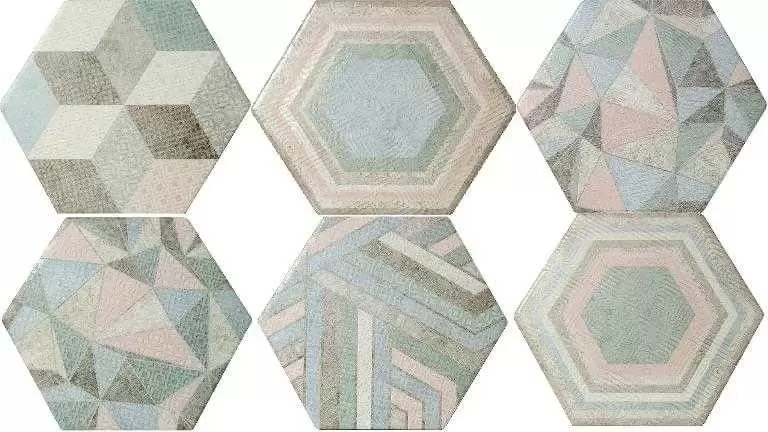 Плитка настенная DUNE Portland Hexagon Deco