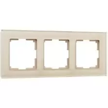 Рамка Werkel Favorit на 3 поста (шампань) WL01-Frame-03
