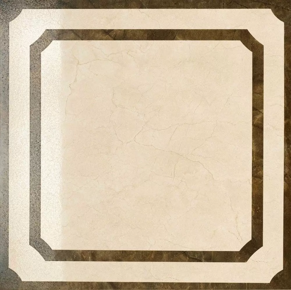 Керамогранит Italon Charme Floor Project Крим Вставка Фрэйм Шлифованный и Реттифицированный