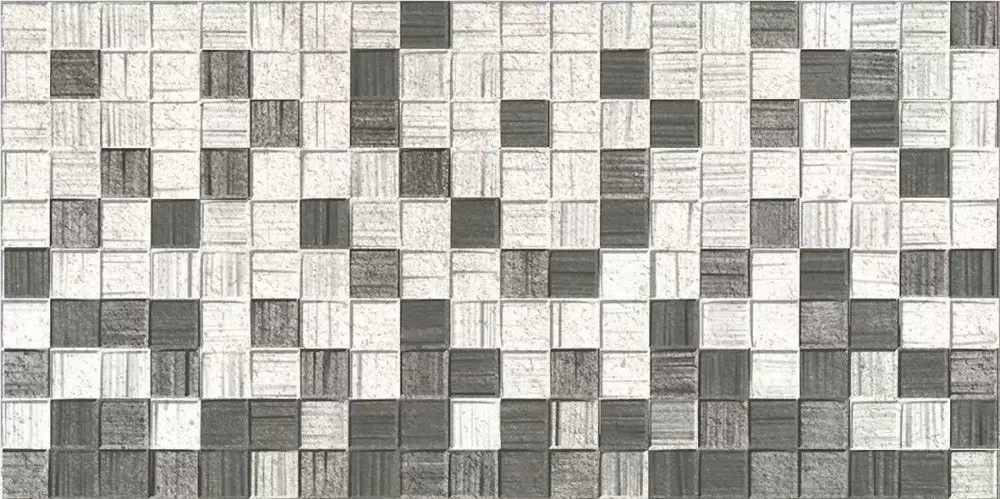 Плитка настенная Axima Мегаполис Серая мозаика 25x50