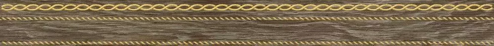 Бордюр настенный Laparet Genesis Коричневый 6х60