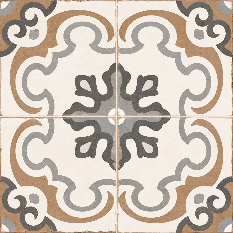 Плитка из керамогранита Old School Tiroco для стен и пола, универсально 45x45