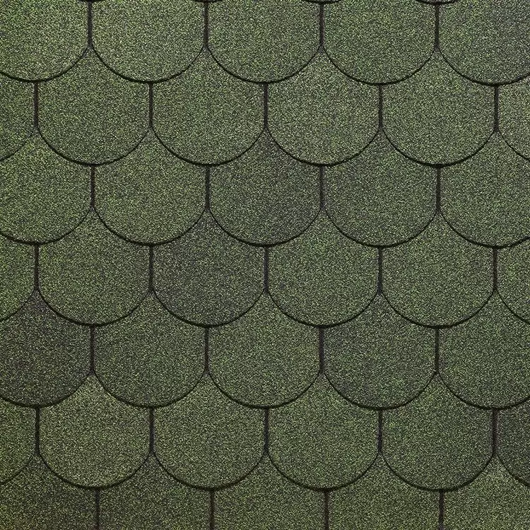 Гибкая черепица Дёке PIE STANDARD КОЛЬЧУГА ЗЕЛЕНЫЙ