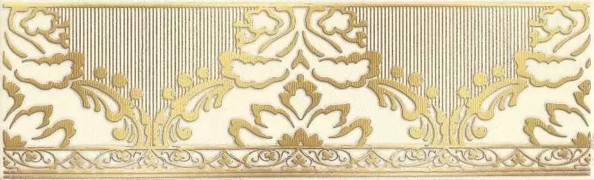 Бордюр настенный LB-Ceramics Катар Белый-б3